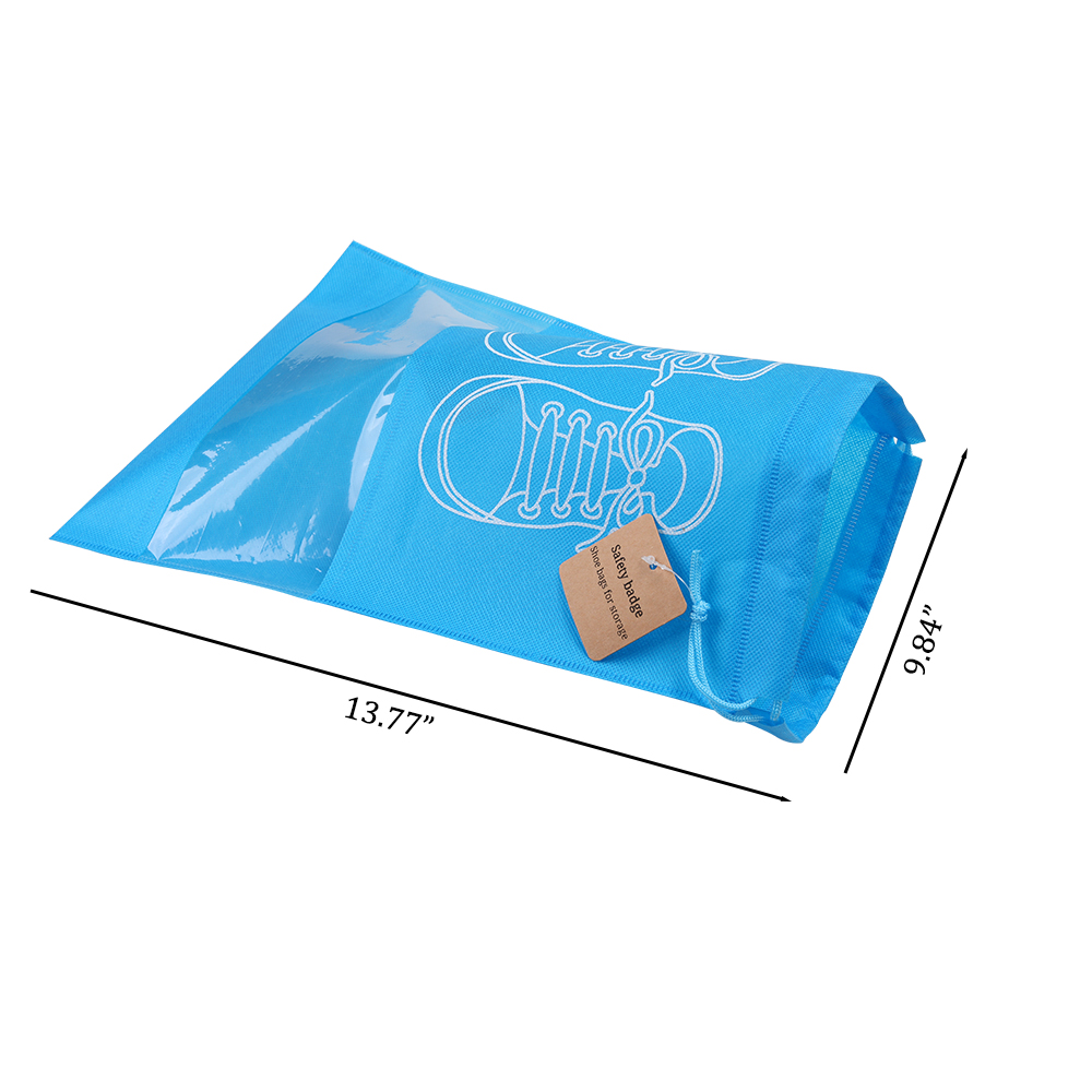 Safety badge Storage shoe bag, storage shoe bag dustproof shoe photo drawstring mouth storage for shoes bag.